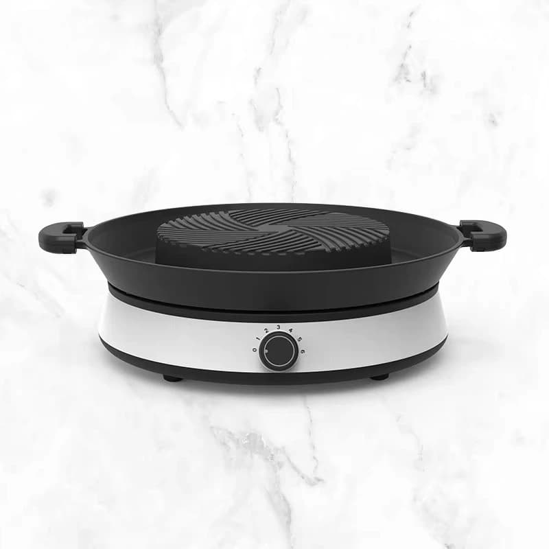 Factory Price 1500W Hot Pot Electric Stove with Grill BBQ Hot Plate Induction Cooker
