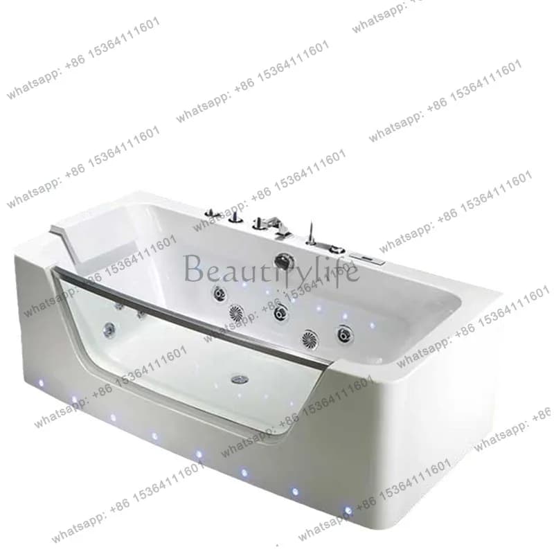 Multifunctional large and small apartment acrylic home massage surf bath bath bath hotel minimalist light