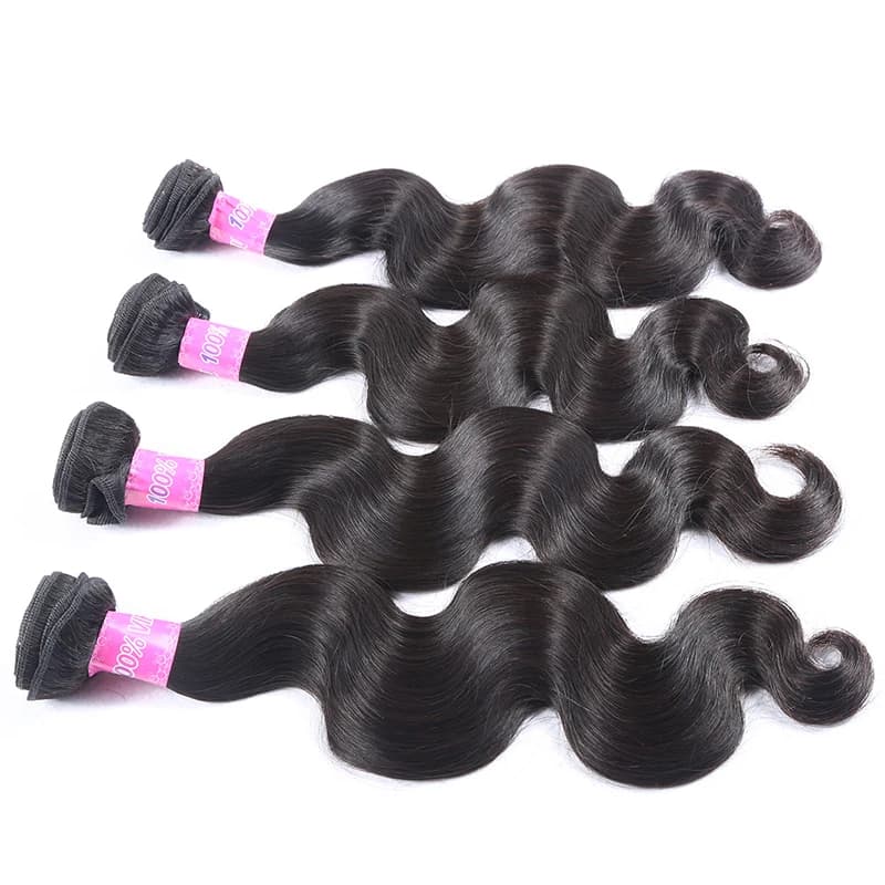Wholesale Brazilian Virgin Human Hair Extensions Unprocessed Silky Soft