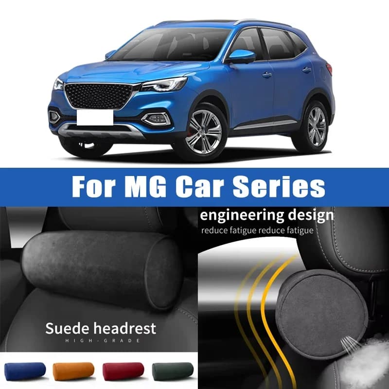 Top Quality Car Headrest Neck Support Seat Soft Neck Pillow Breathable For MG 3 4 5 6 7 ZS HS ONE ES5 Cyberster GT GS RX5 RX8