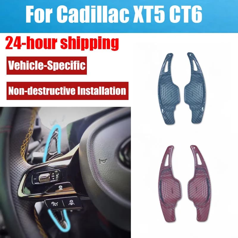 Suitable for Cadillac XT5 CT6 Steering Wheel Paddle Shifters Non-destructive Installation Auto Accessories