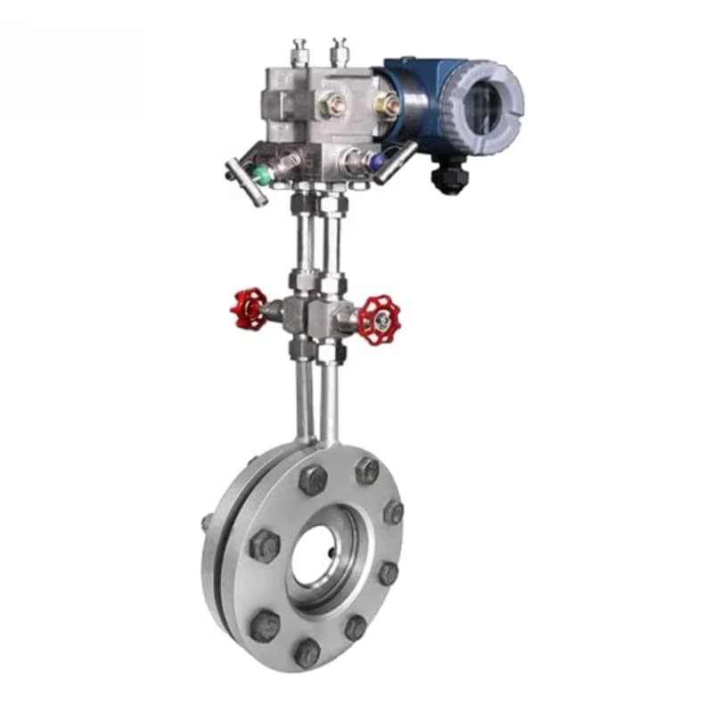 Digital Orifice Plate Flow Meter for Corrosive Liquids Water Oil Compressed Air & Cryogenic Applications High-Viscosity Fluids