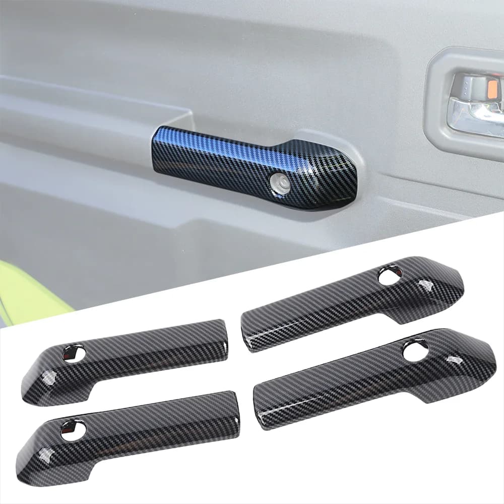 Car Inner Door Handle Armrest Panel Decoration Cover Stickers for Suzuki Jimny 2/4-Doors 2019-2025 Auto Interior Accessories ABS