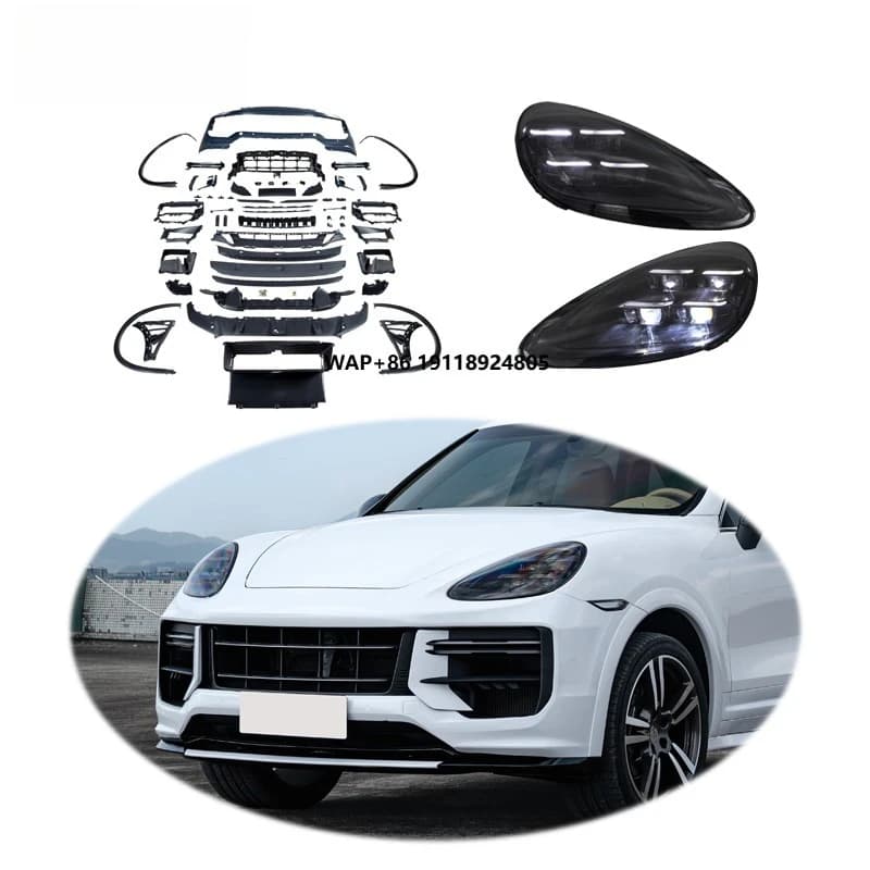 [1979LL] Car Bodykit 2011-2014 92A 958.1 Front Bumper Upgrade to 2024 2025 Turbo GT Style Body Kit for  Cayenne 958