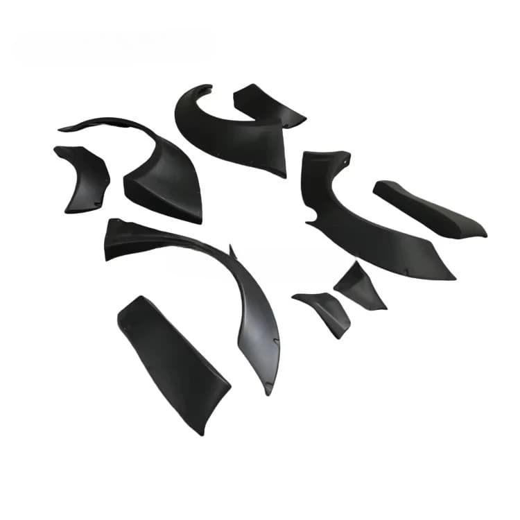 Fiberglass Wide Body Kit Front Bumper Side Skirt Fender Wide Body Upgrade Kit LB Style for  M3 E92