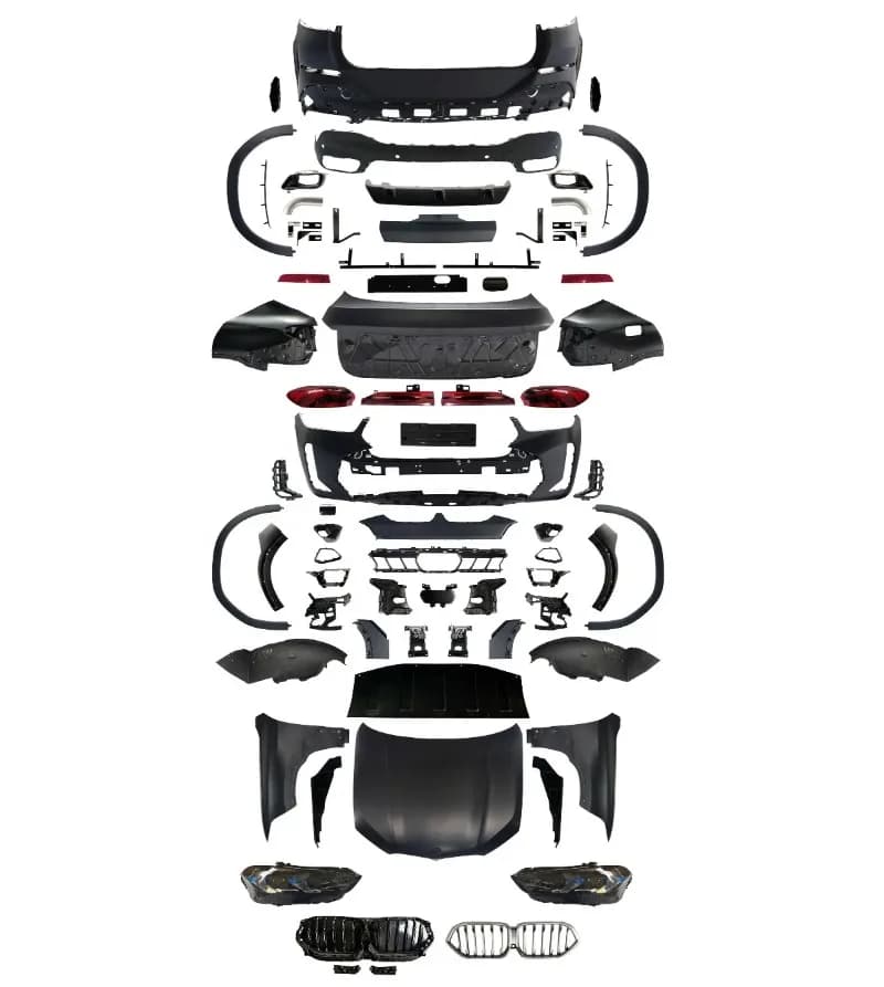 Car Body Kit Bumper Set Retrofit Conversion Accessory Fit for Selected SUV Model 2009-2014