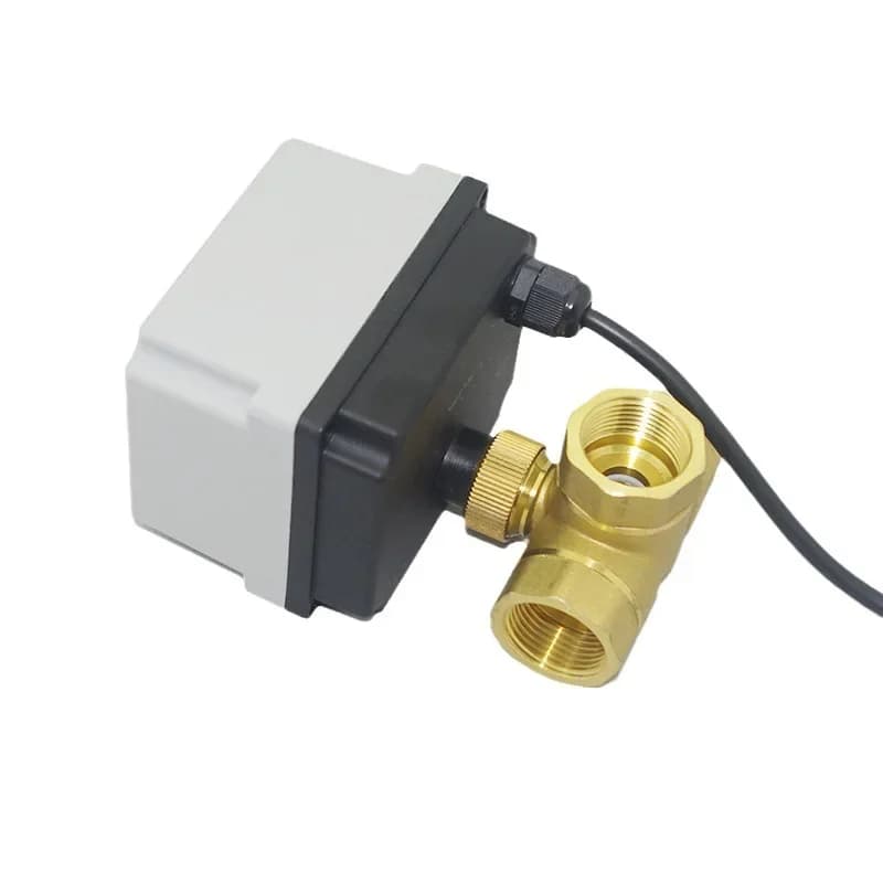 Two-wire waterproof tide condensate two-wire reset electric ball valve air conditioner floor heating water replenishment normall