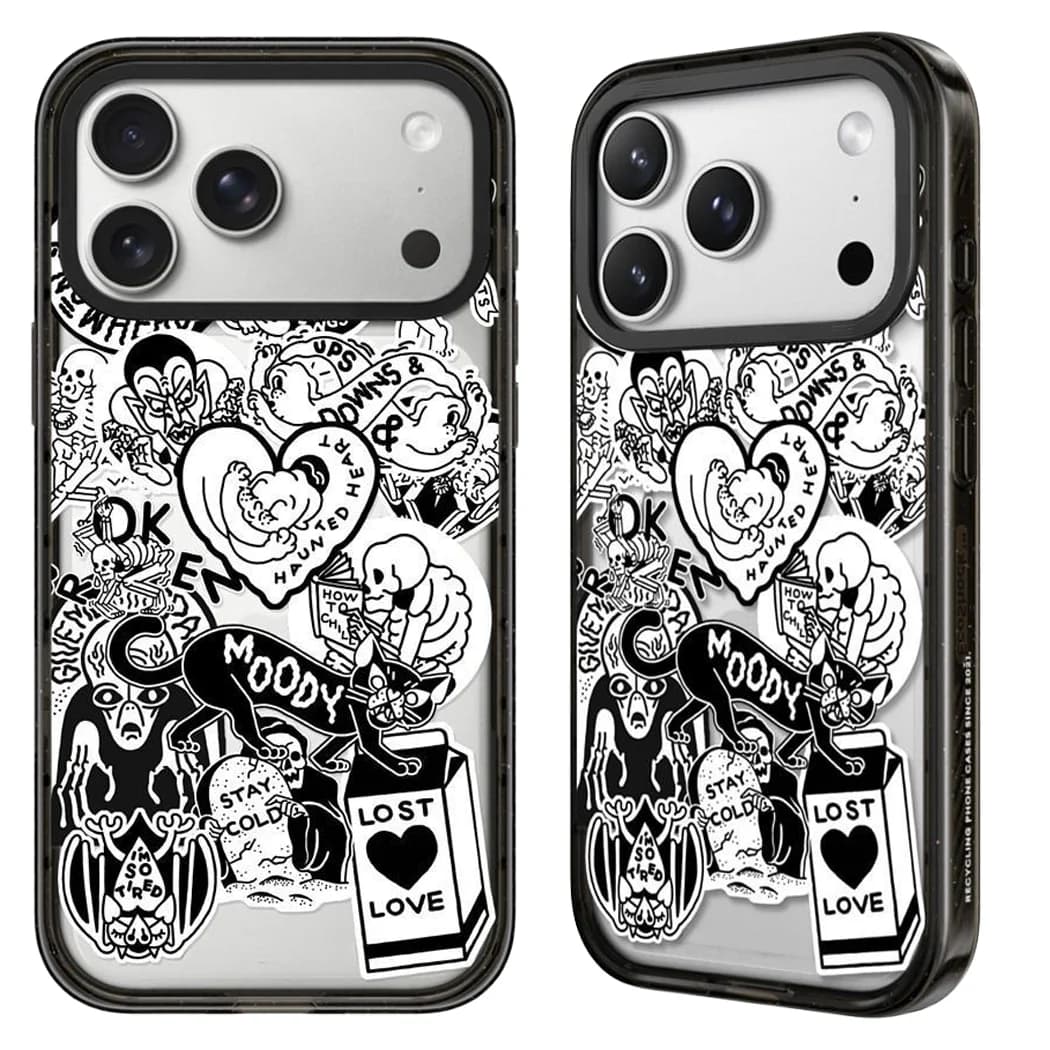 Lost Love Acrylic Border Magnetic Cover for IPhone 12 13 14 15 16 17 Pro Max Case for IPhone 17 Air