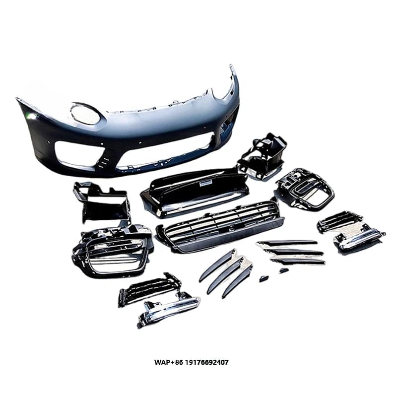 Panamera 970 2014-2016 upgrade PP material turbo style front bumper front bumper fog lights