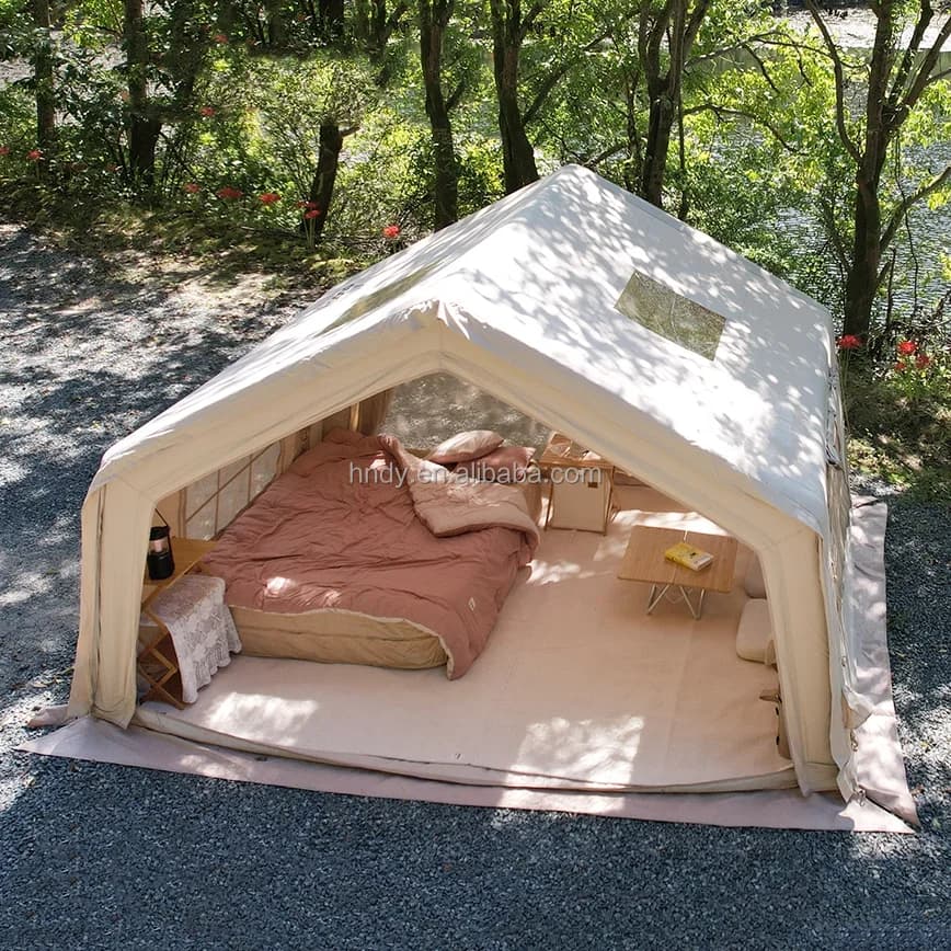 ST Inflatable Tent Large Space Tent Air Camping Tents Have Good Moisture-proof and Ventilation Effects