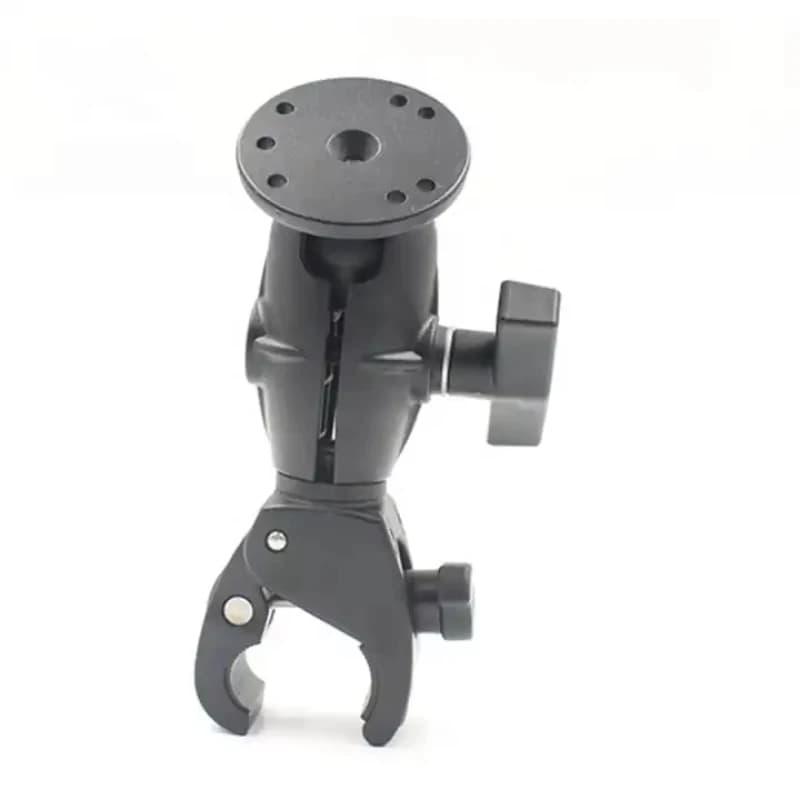 Aluminum alloy handlebar fixture mount with 1.5-inch ball for bicycle, motorcycle, mounting bracket, track diameter 18mm to 35mm