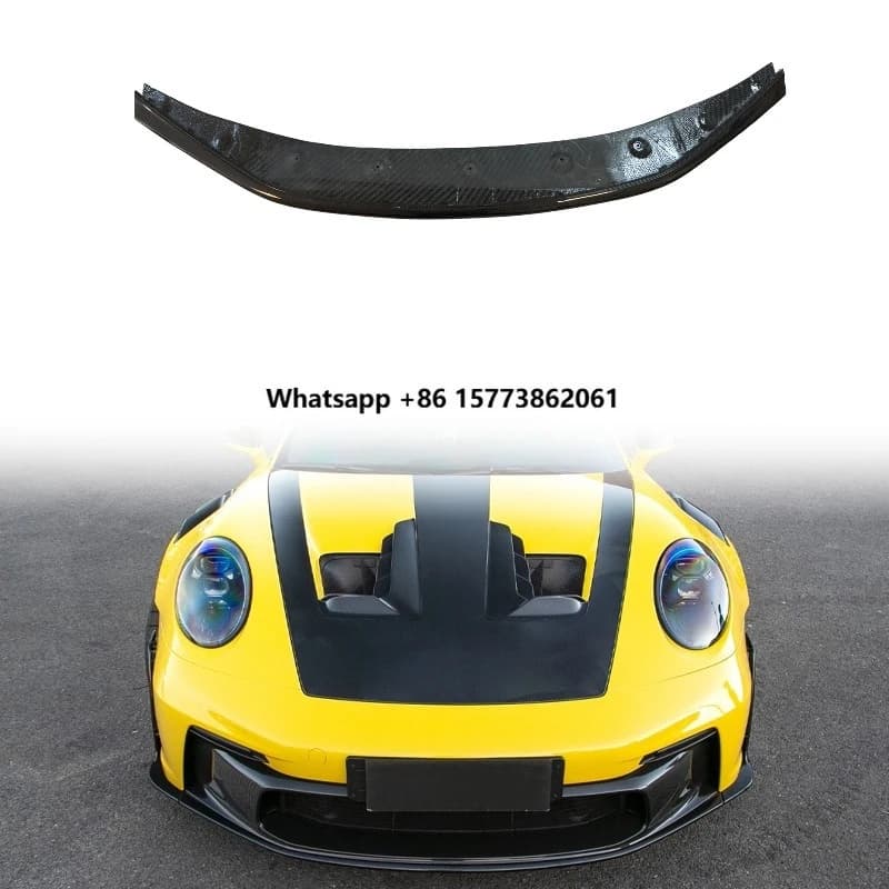 New for 992 GT3 RS OEM Style Front Lip Dry CF Body Kit Upgrade for 911 GT3 RS