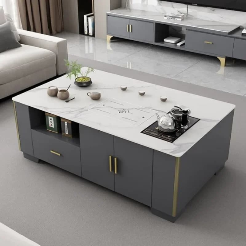 Frame Japanese Coffee Table Display Multifunction Unique Floor Coffee Table Design Luxury Tavolino Da Salotto Home Furniture