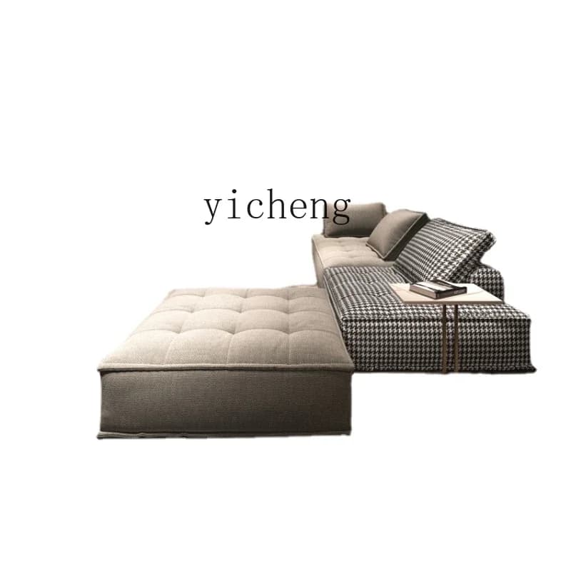 Square Fabric Sofa Living Room Modern Minimalist Tofu Block Internet Celebrity Designer