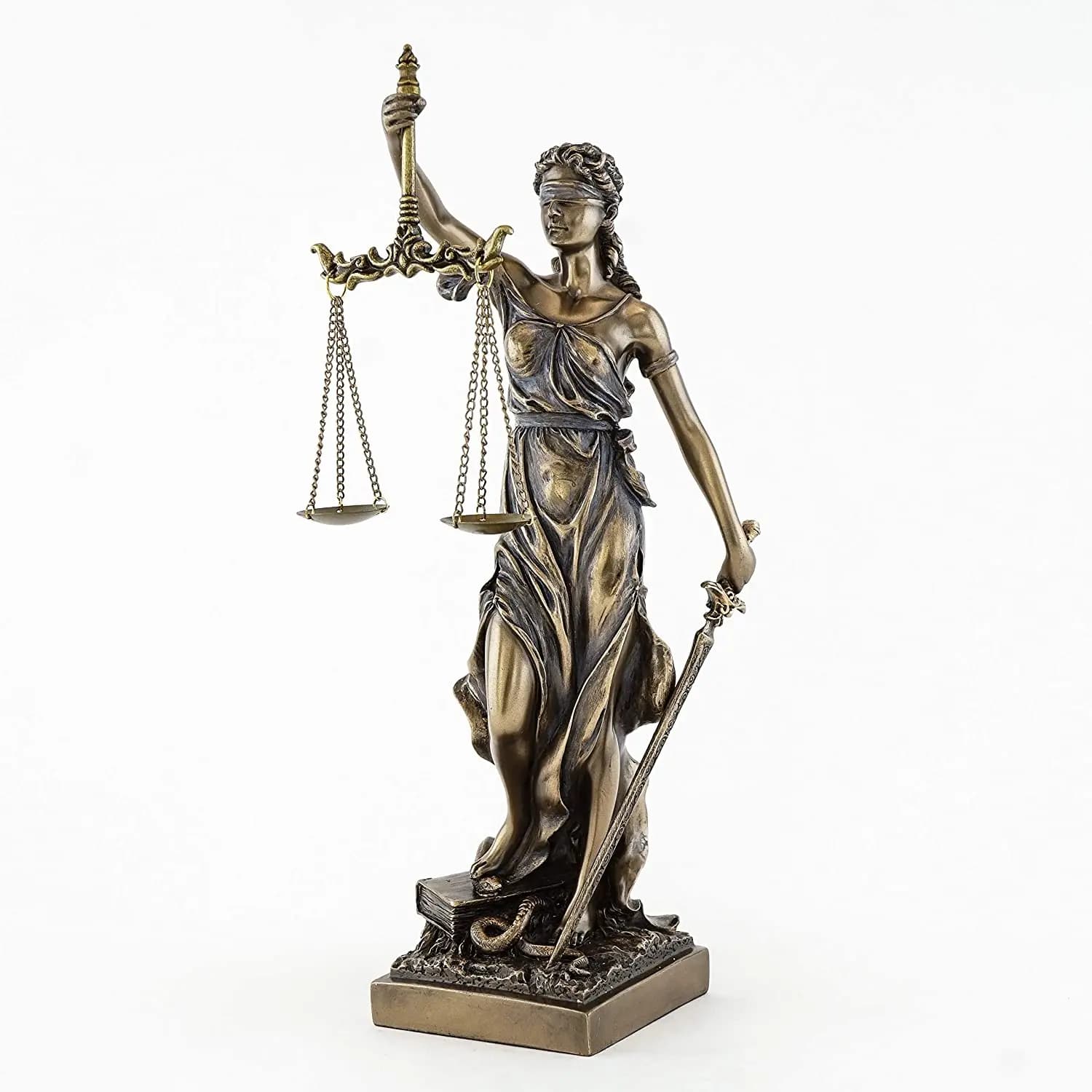 Top Collection 31CM/12"INCH  Lady Justice Statue - Greek Roman Goddess of Justice