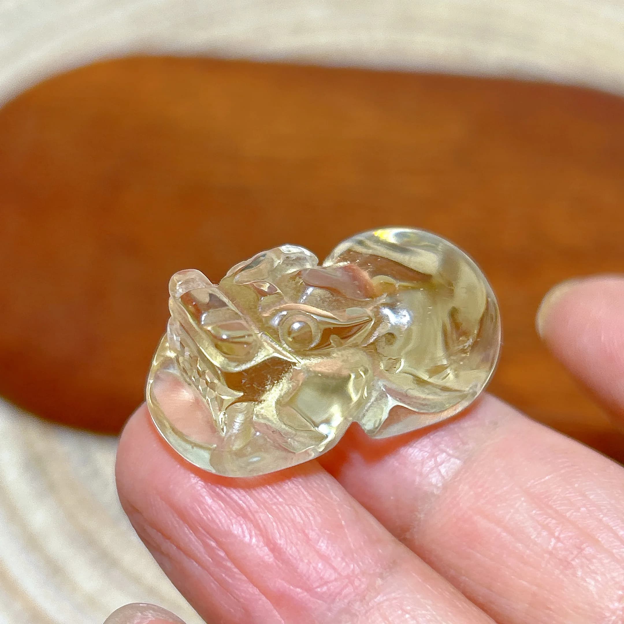Healing Natural Crystal Citrine Pi Xiu Carving High Quality Animal Mineral Reiki Gemstones Home Decorations Room Decor Gift