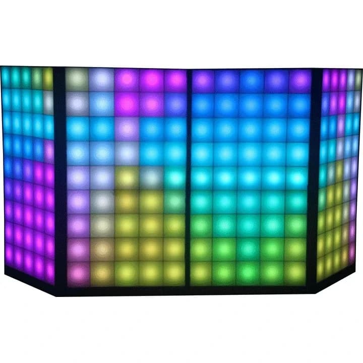 Indoor stage equipment, folding, stage, aluminum and acrylic construction expandable design