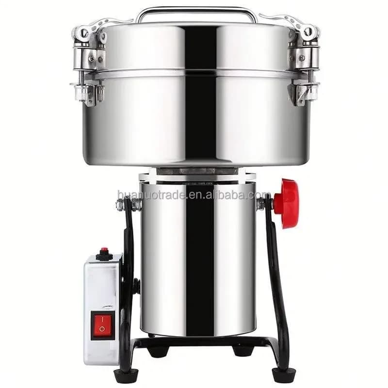 Stainless Steel Small-Sized Ultra-Fine Powder Grinder for Household Use Chinese Herbal Medicines Grains
