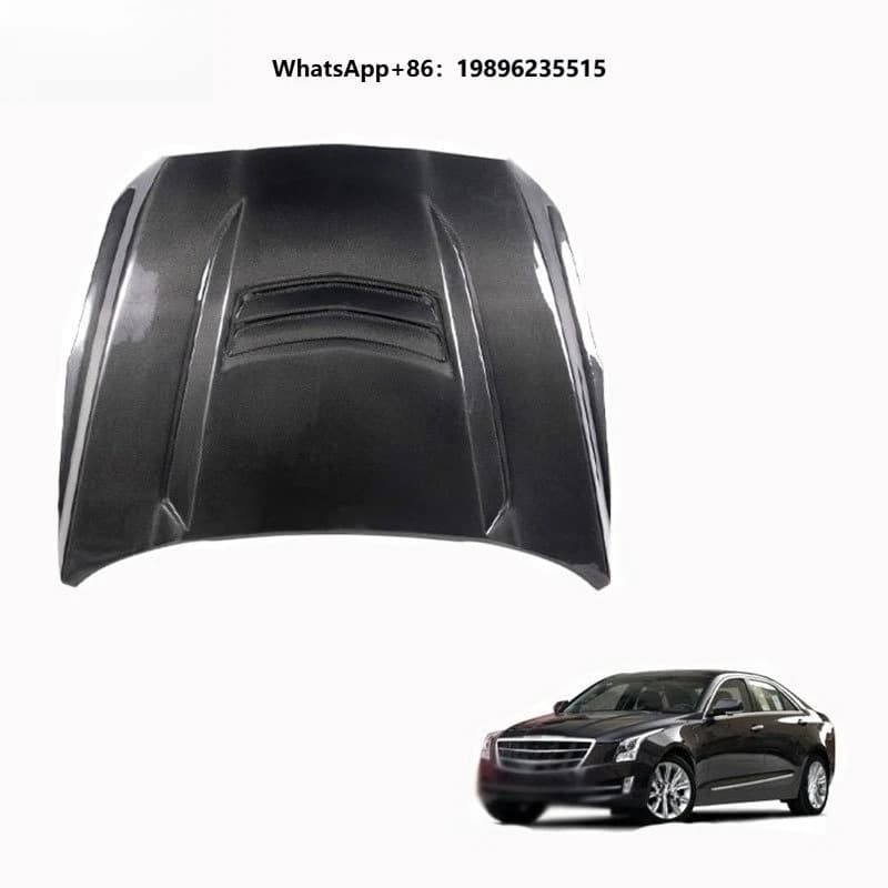 Engine Bonnet Cover Car Modify Parts Carbon Fiber Front Bonnet Hood for  Engine Hoods 2014-2019