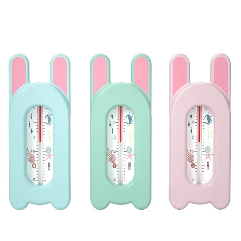 Baby bath water thermometer toy cartoon animal set