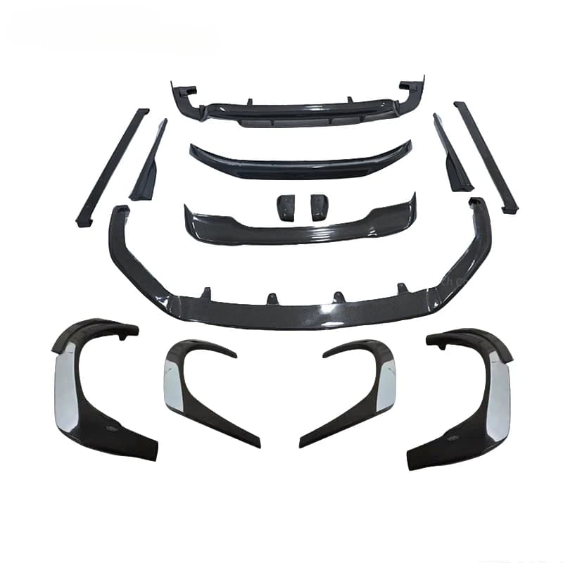High Quality AR Dry Carbon Fiber Body Kit Upgrade Front Lip Rear Lip Side Skirts Wheel Arches Fit for UX