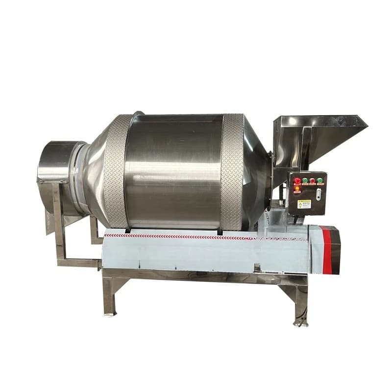 Stainless steel tea flavoring mixer, seasoning tea spray drying and flavoring machine, large horizontal mixer