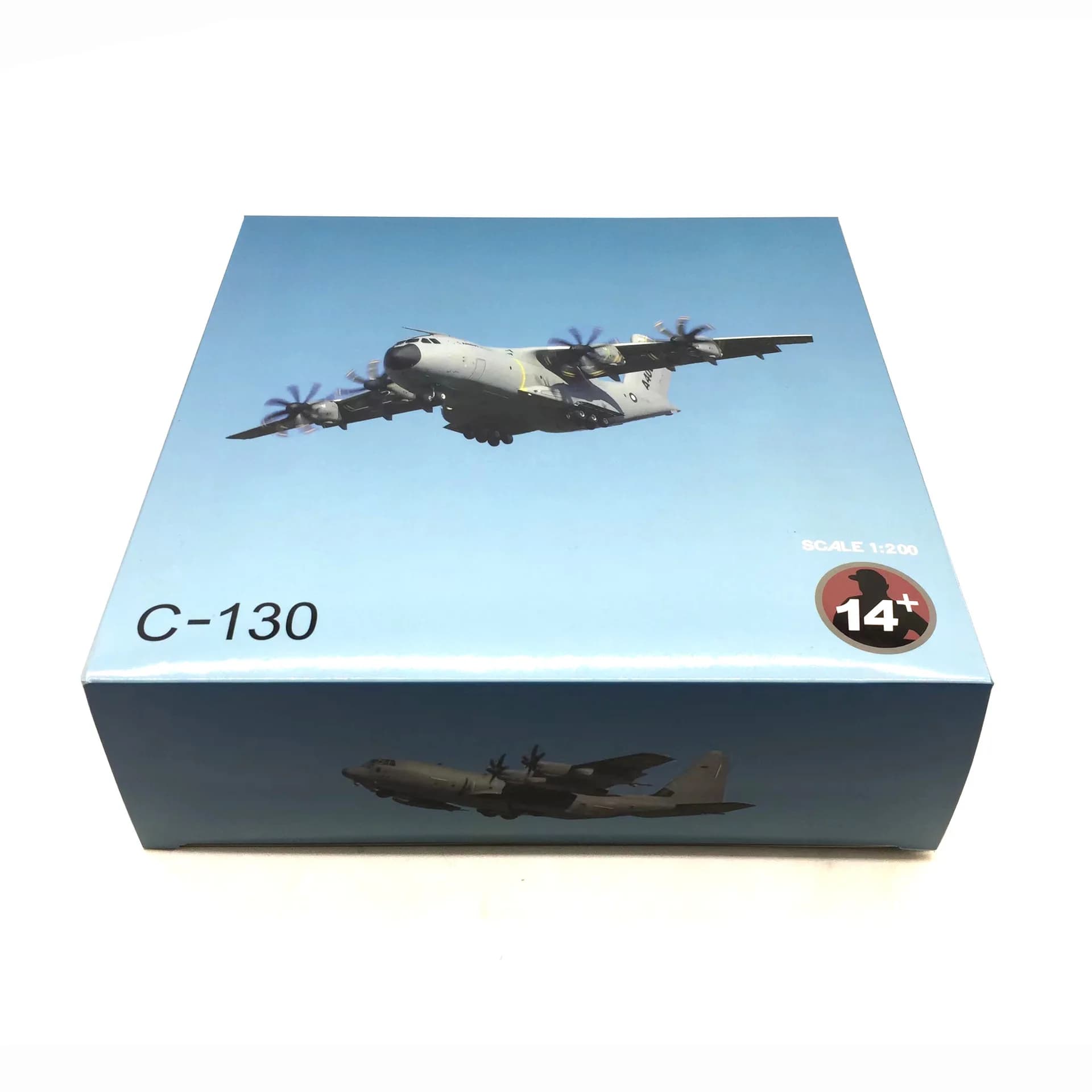 1:200 Scale USAF C-130J Super Hercules Transport Aircraft Model and Display Stand Collectible Gifts C130 Alloy Airplane Model