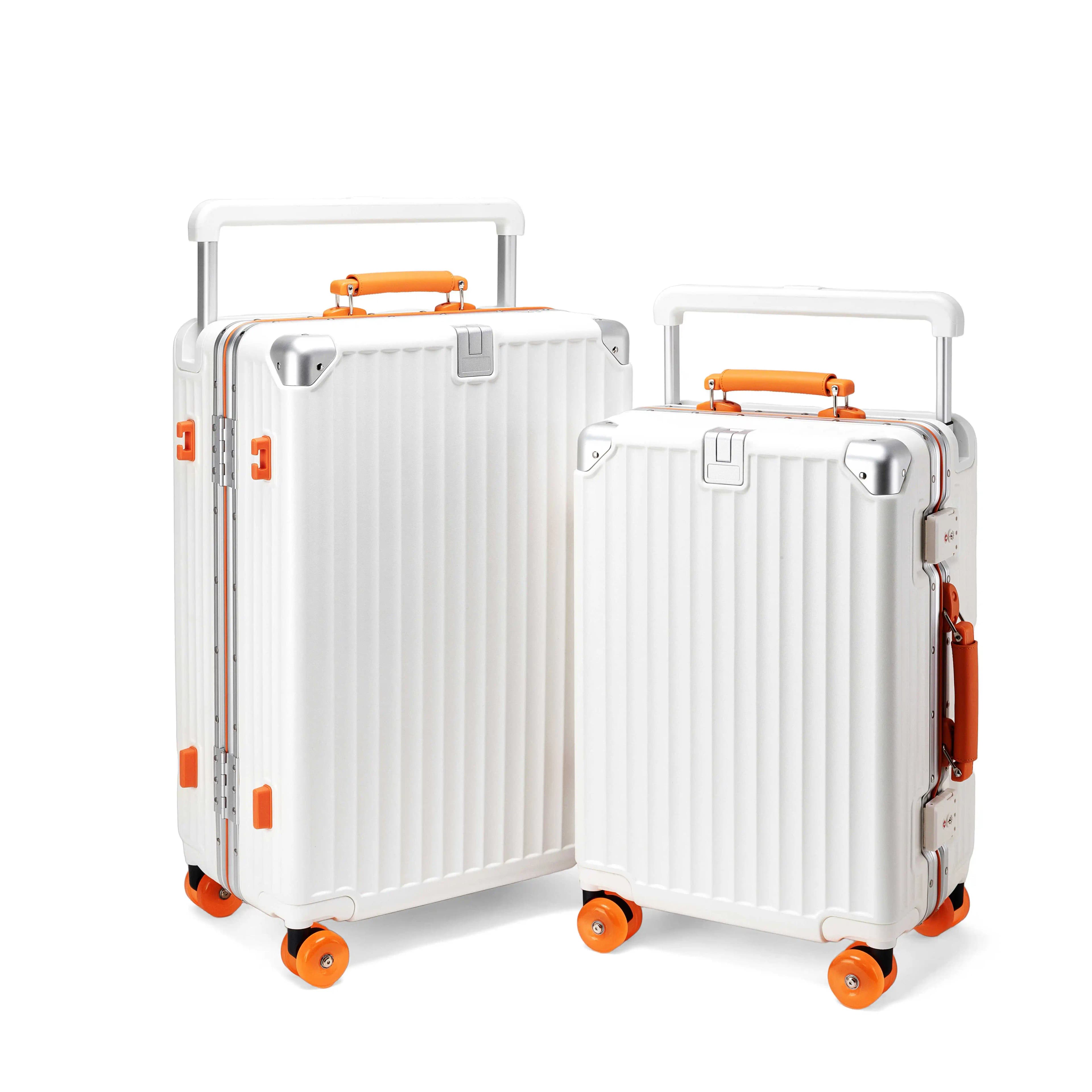Luxury Travel Luggage Set Full-Durable Large-Capacity Outdoor Trolley Case TSA Lock Fashionable Spinner Caster Wheel