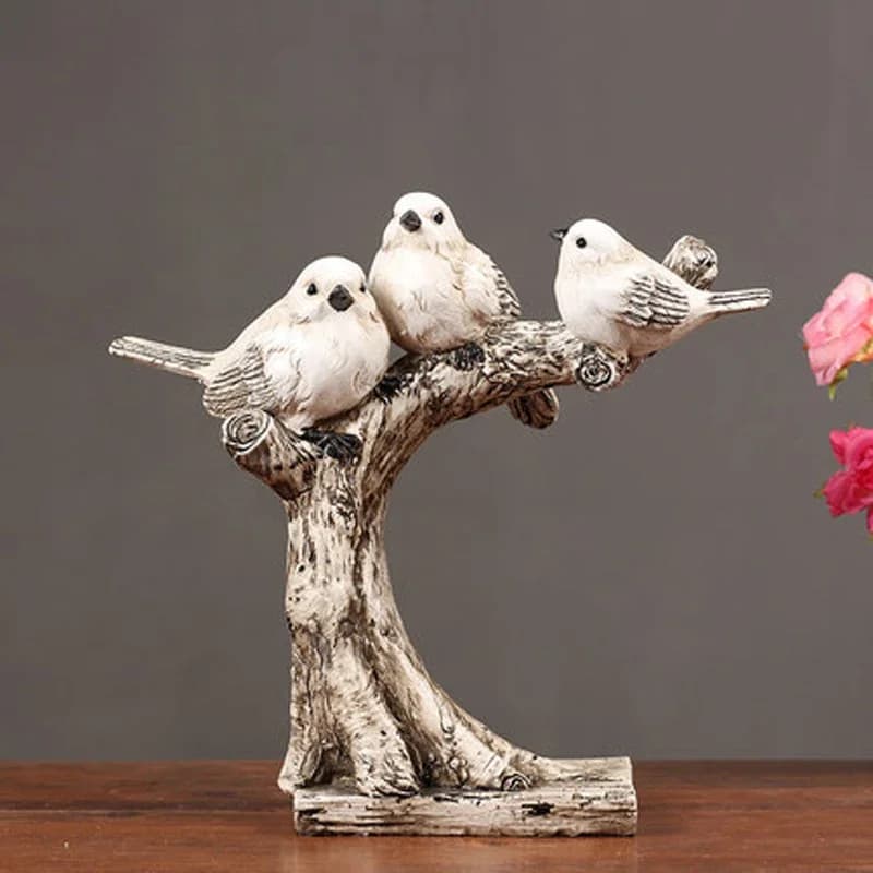 Bird Room Impact Maison Kawaii Desk Accessories Bastet Figurine Home Decor Decoração Totoro Figure Decoración Hogar Mushroom