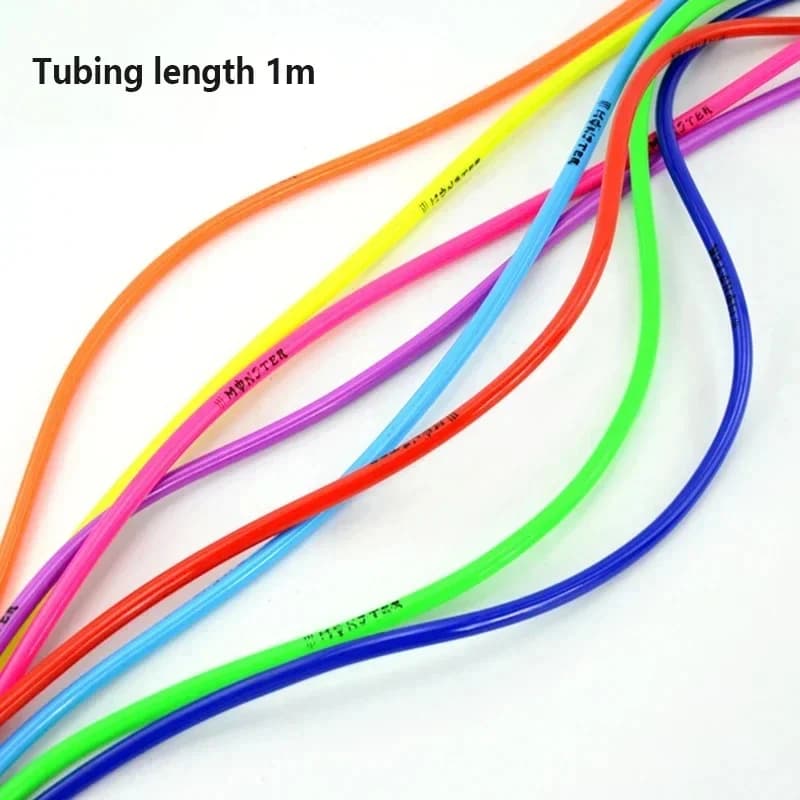 1M Motorcycle Fuel Line Hose Petrol Gas Oil Pipe High Temp Resistant Rubber Soft Tube 5mm ID 8mm OD For Chainsaw Trimmer