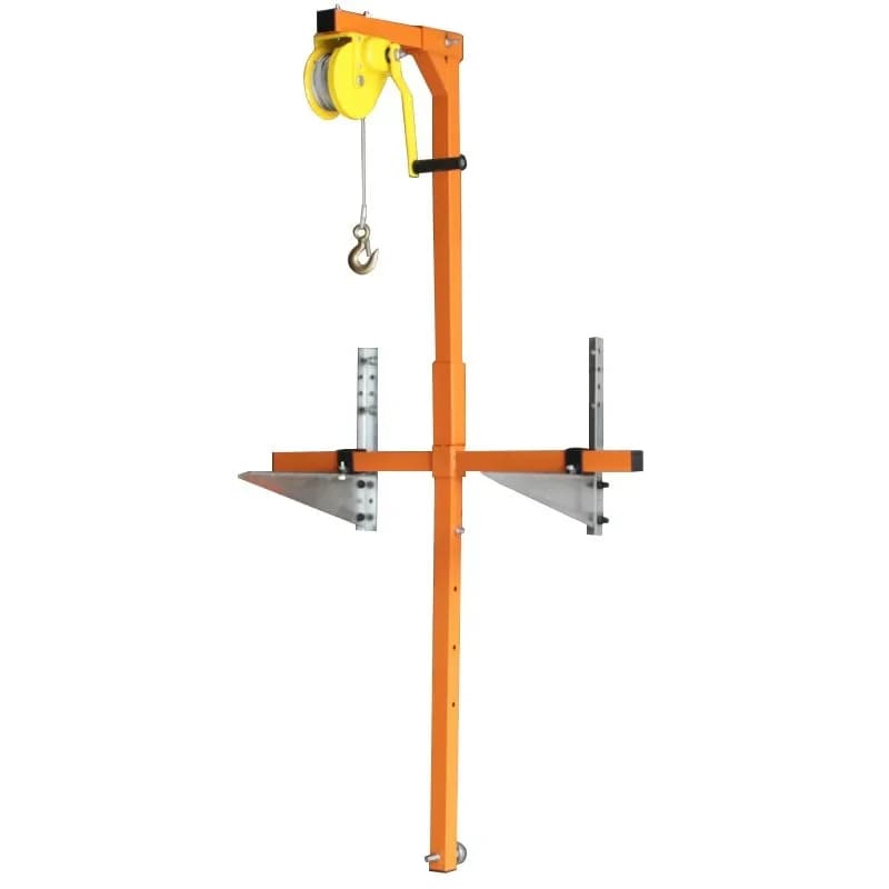 Conditioner Outdoor Unit Installation Hand Cranked Crane Hanger Bracket Lifting Portle Disassembled Hoist HVAC