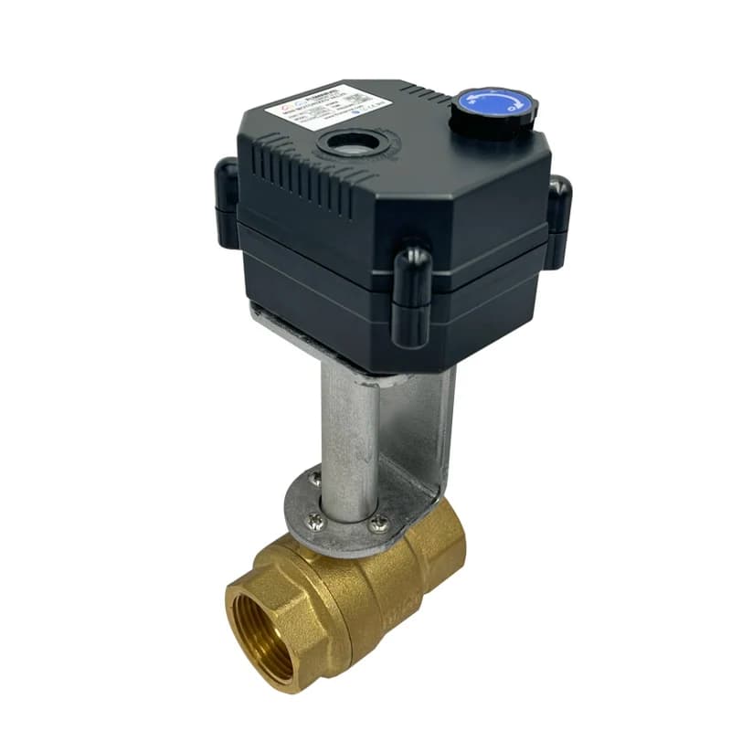 Remote Control 1/4  3/4 1 Inch 12v Electric Motorised Quick air Water Shut off Ball Valve High Temperature Version Available