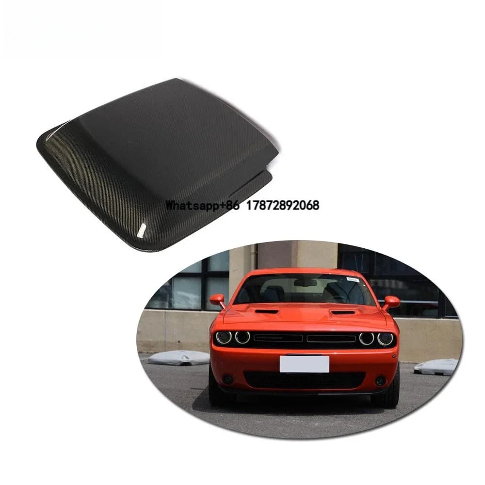 For Dodge Challenger Carbon Fiber Hood Air Scoop 2015-2019