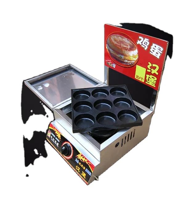 Factory Direct Supply Commercial 9 Holes  Burger Maker Machine Round    Burger Machine