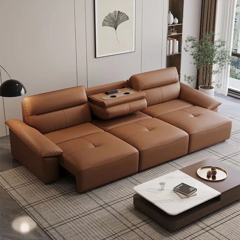 Multifunctional Premium Furniture Pull-out Sofa Bed Modern Luxury Electric Cup Flip Living Room Sofa
