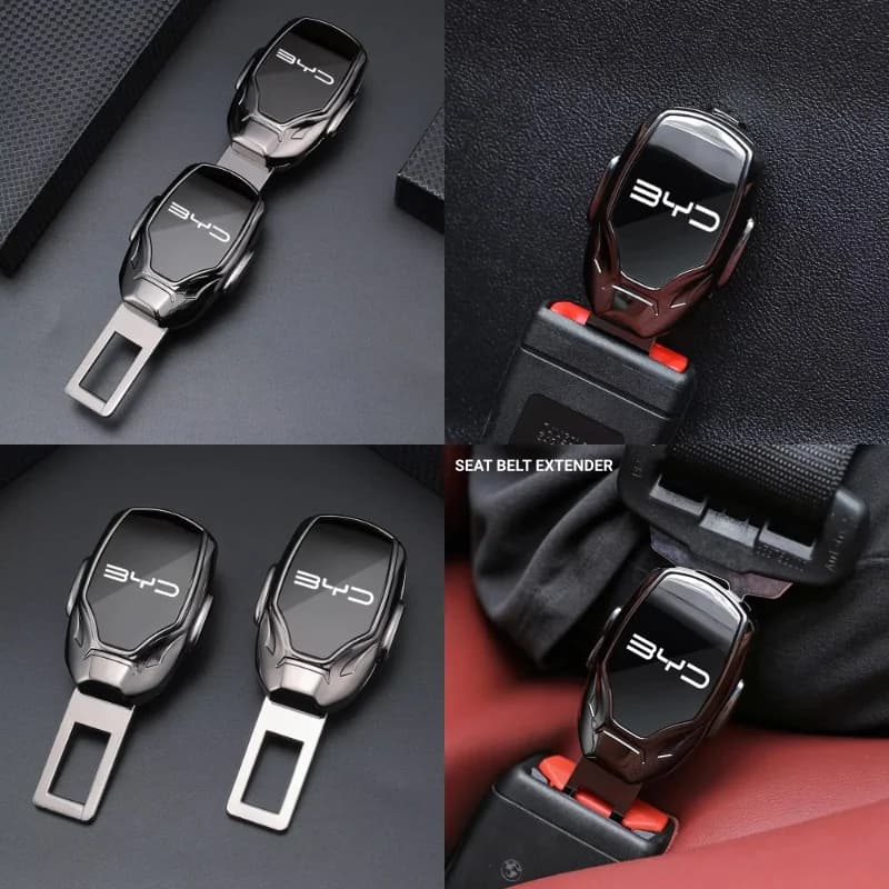 Safety Belt Lengthener Seat Belt Extension Clip Seat Belt Buckle Adapter For BYD Seal U Dolphin Mini Sealion 7 Song Pro ATTO 3