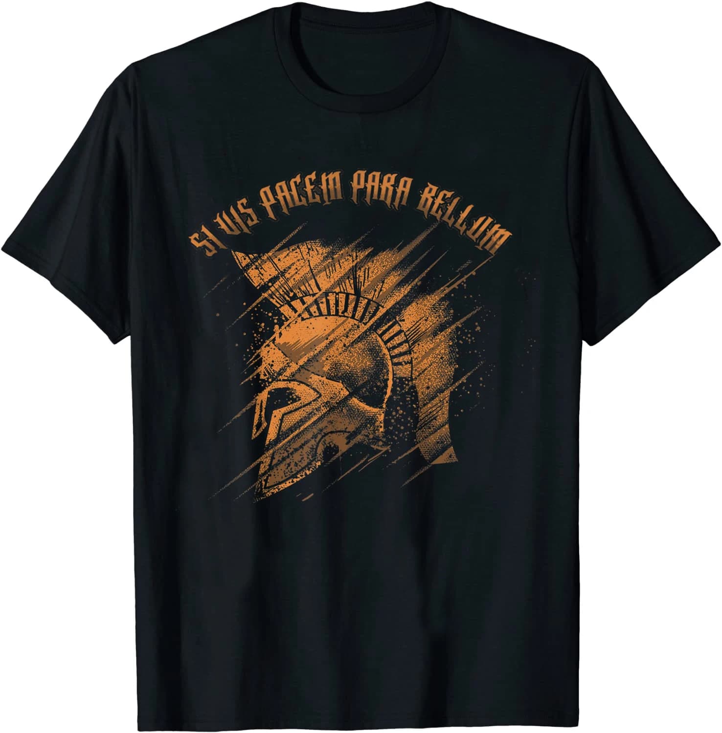 Warrior Code: Si Vis Pacem Para Bellum Spartan Spirit T-Shirt 100% Cotton O-Neck Short Sleeve Casual Mens T-shirt Size S-3XL