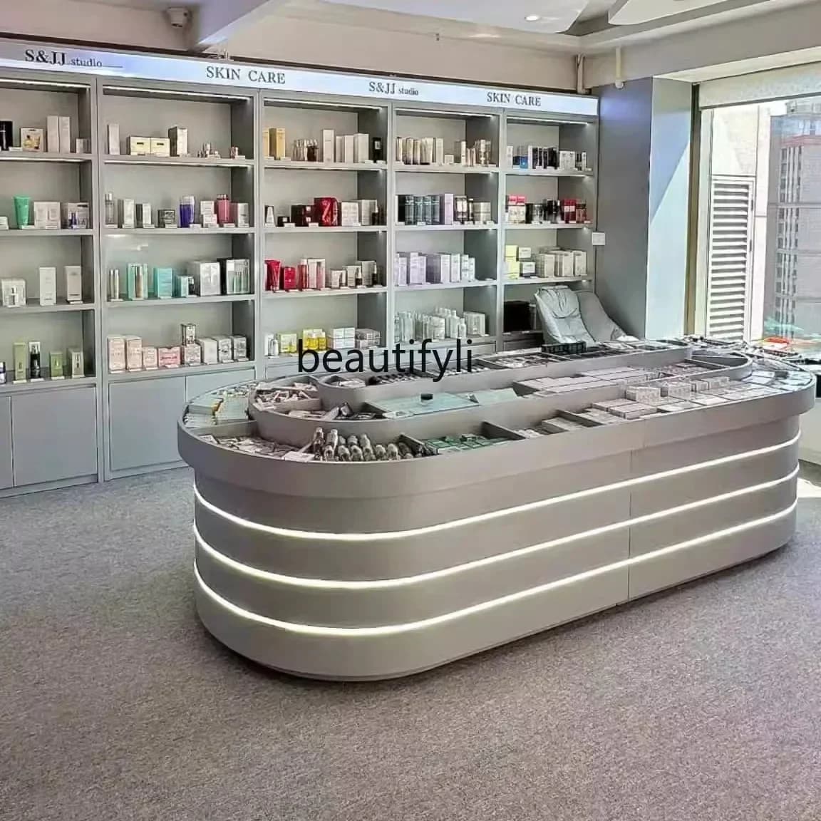35Various series Nakajima display stand Cosmetics store Nakajima display cabinet