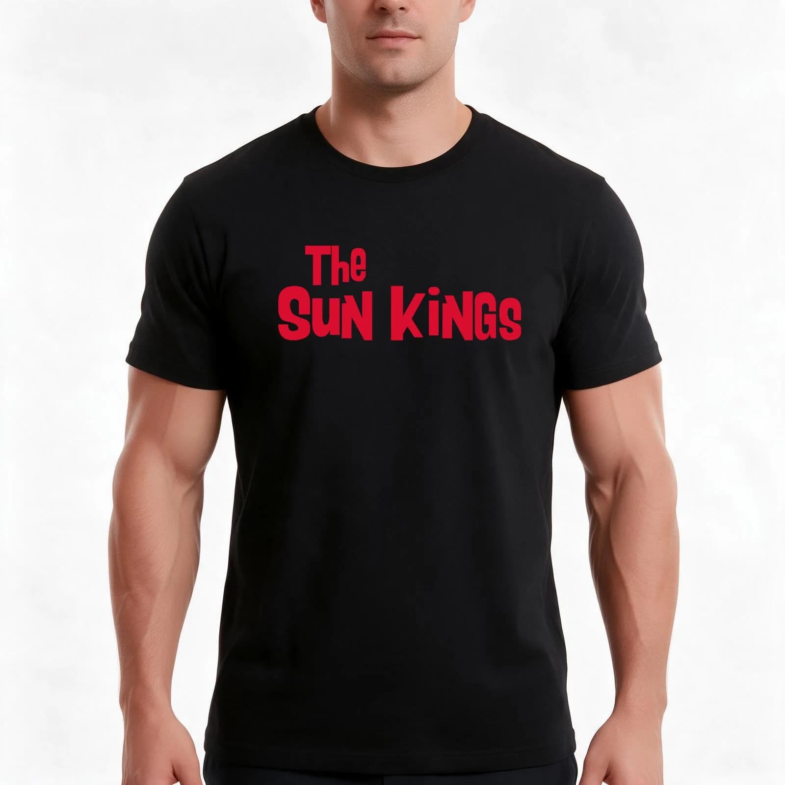 The Sun Kings - 1964 Logo T-Shirt, Summer Casual Cotton Tee, Oversized Streetwear Tops, Vintage Graphic Print, Unisex Men Women