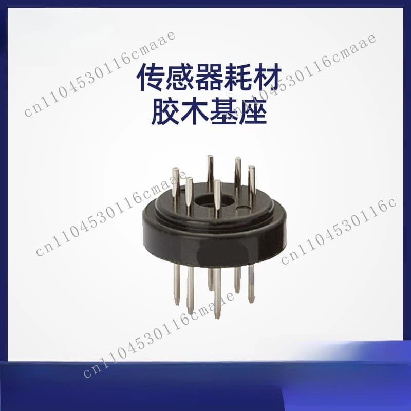 Bakelite Base, Semiconductor Gas Sensor Consumable Tube Seat Bakelite Base (Pack of 10)