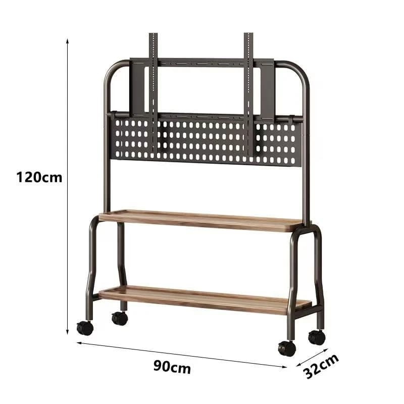 TV floor bracket living room bedroom stainless steel art mobile