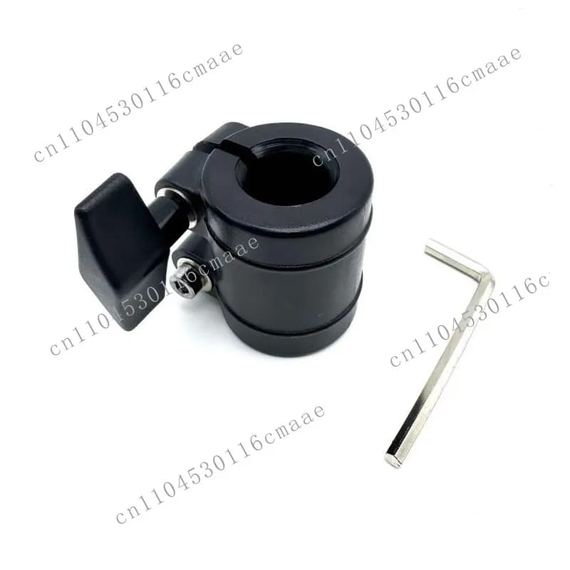 Wholesale electronic drum accessories: 2-way straight-through connecting buckle, black plastic, for use with frame
