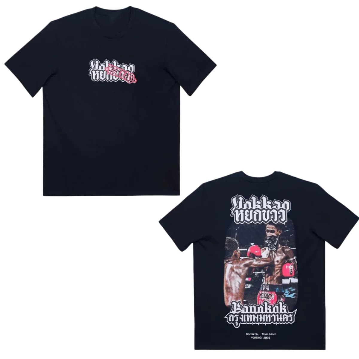 2026 Summer Men's YoKKAO Muay Thai Casual Sports Quick-Drying Short-Sleeve 3D Printed Breathable Comfortable Oversides T-Shirt