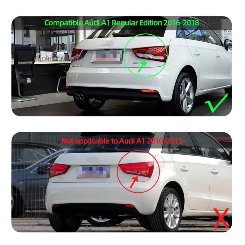 For Audi A1 Mud Flaps Splash Guards Audi A1 Mudguards 4pcs 2016-2018（Not applicable to Audi A1 Sline Sport Edition）