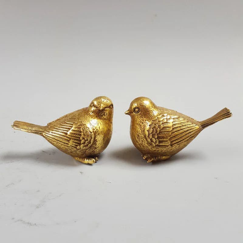 Copper craft items, pure copper sparrow figurines, small sparrow ornaments, home decoration gifts, antique collectibles, miscell