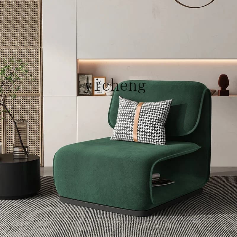 casual furniture straight row splicing multi-person lazy single sofa chair fabric single person