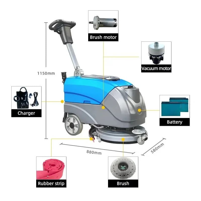 Factory Behind Floor Scrubber