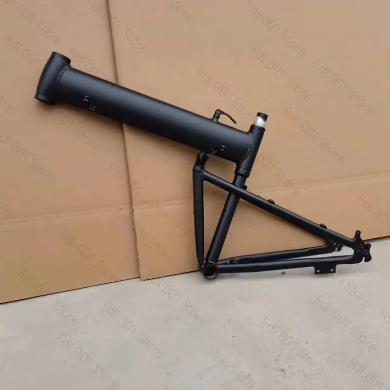 26/27.5-inch Folding Mountain Bike Frame Made Of Aluminum Alloy Compatible With DIY Assembled Lithium Electric Bicycles
