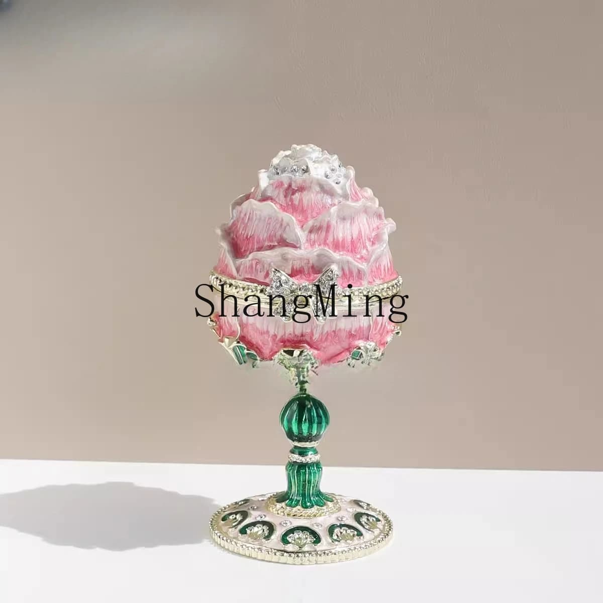 DSA rose egg enamel color jewelry box small ornament jewelry storage box rose exquisite gift