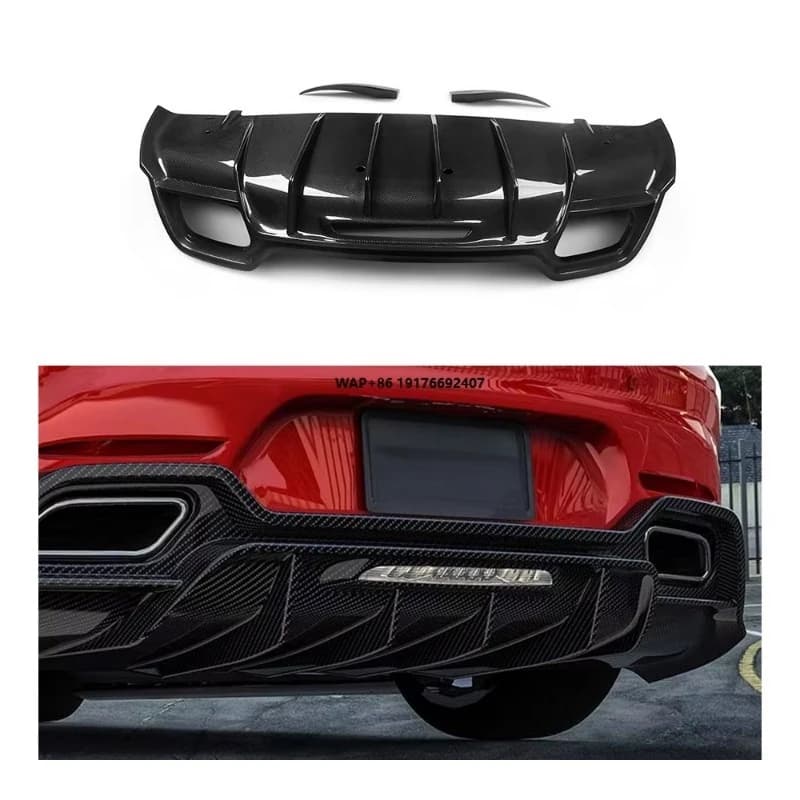 For GT GTS C190 Ver1 Body Kit Carbon Fiber Rear Bumper Lip Diffuser Spoiler Splitter New Condition